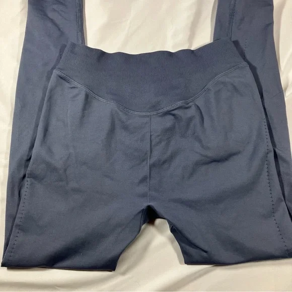 Gymshark Sweat Seamless Evening Blue leggings womens size small - Picture 7 of 8